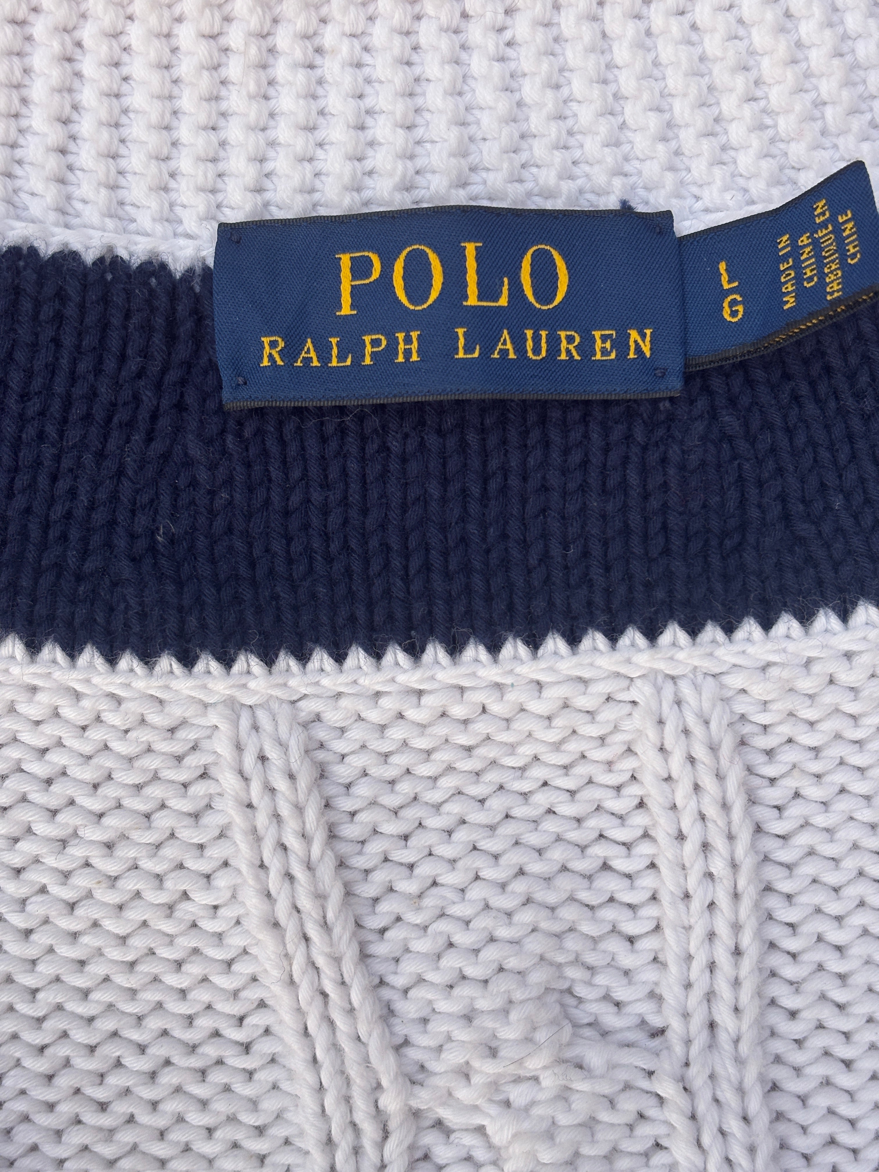 Polo ralph lauren  Cable-knit cricket jumper
