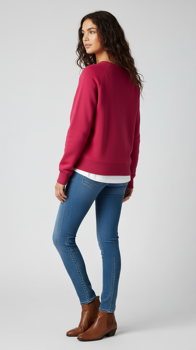 CALVIN KLEIN cute pink crewneck