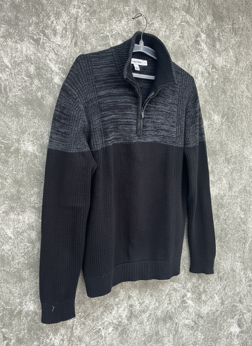 CLEVIN KLEIN zip up sweater product
