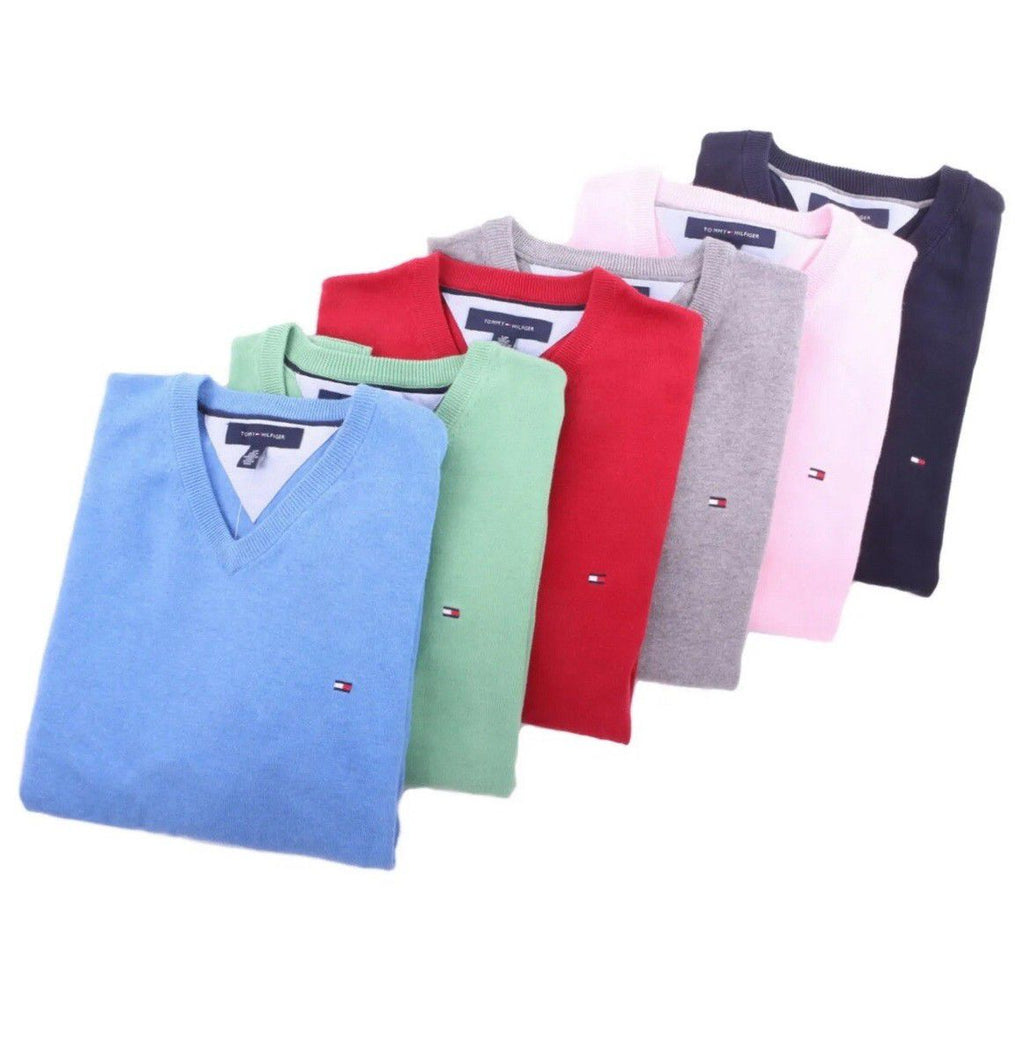 Tommy Hilfiger v neck ribbed pullover