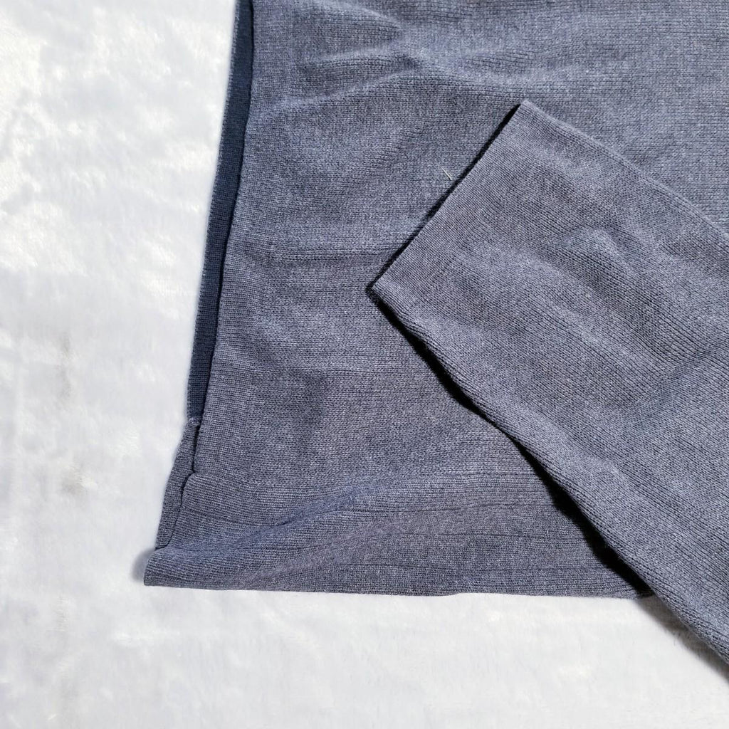 Calvin Klein Sweater Knit Gray Stripe