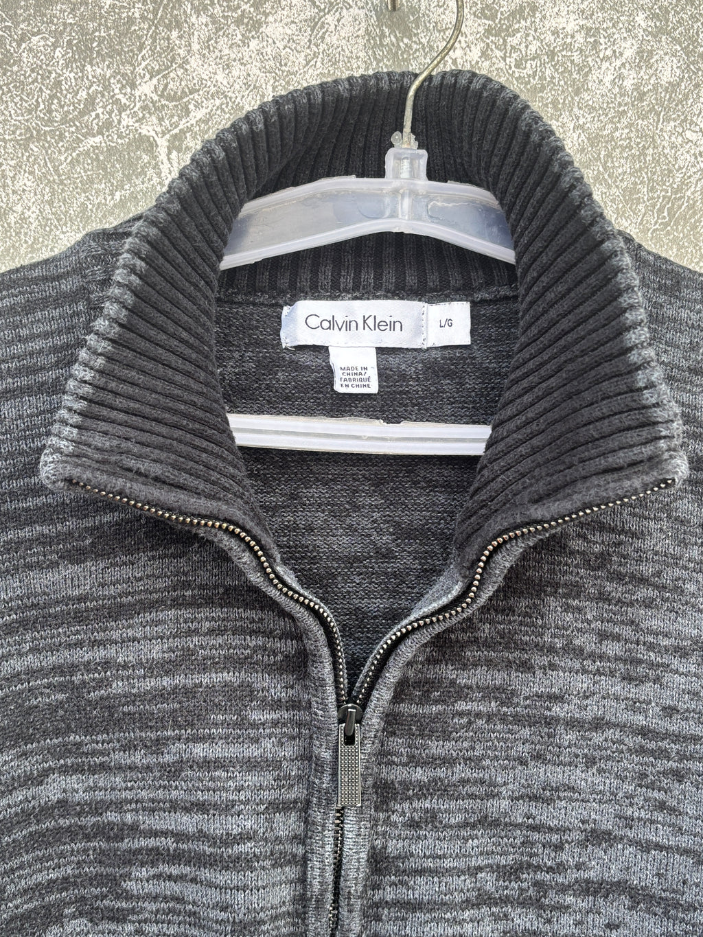 CLEVIN KLEIN zip up sweater product