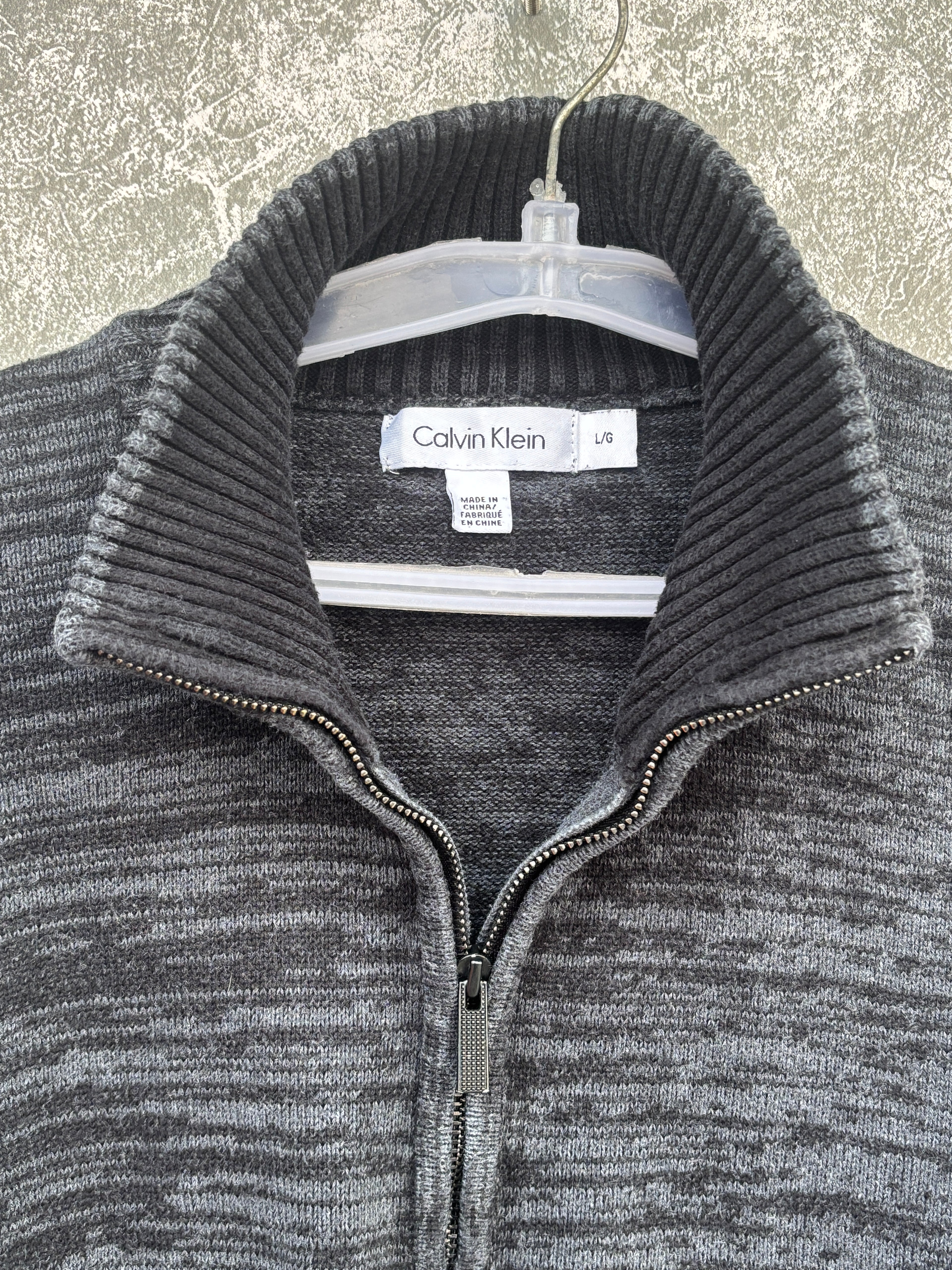 CLEVIN KLEIN zip up sweater product