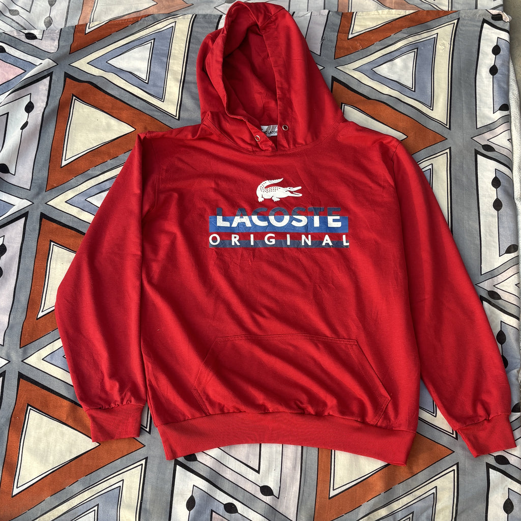 RED LACOSTE hoodie