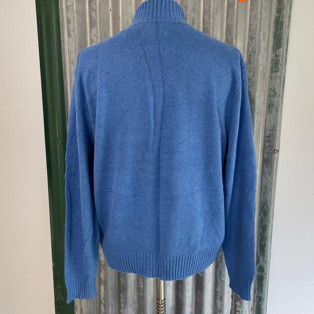 1990 VINTAGE POLO RALPH LAUREN MEN’S QUARTER-ZIP SWEATE