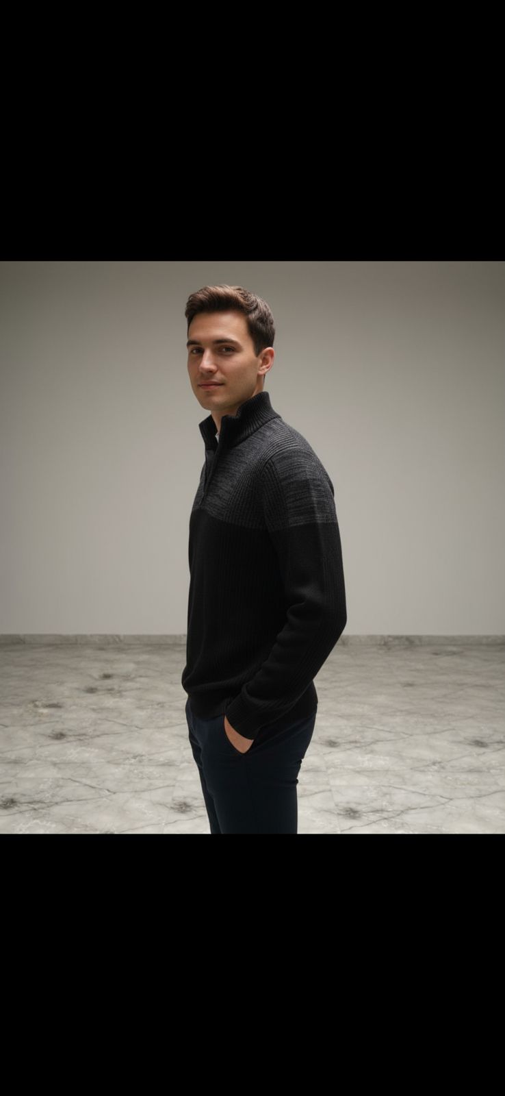 CLEVIN KLEIN zip up sweater product