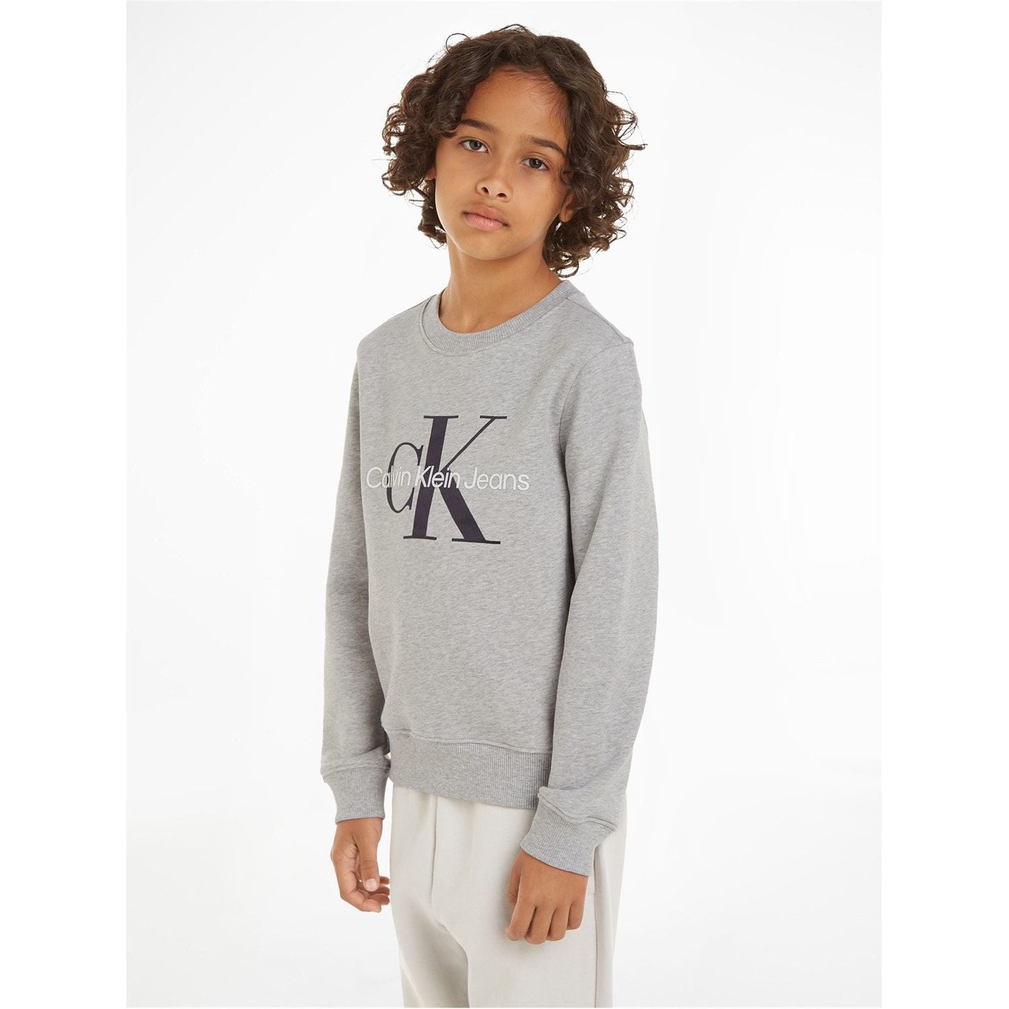 CLEVIN KLEIN Fit Terry Logo Sweatshirt