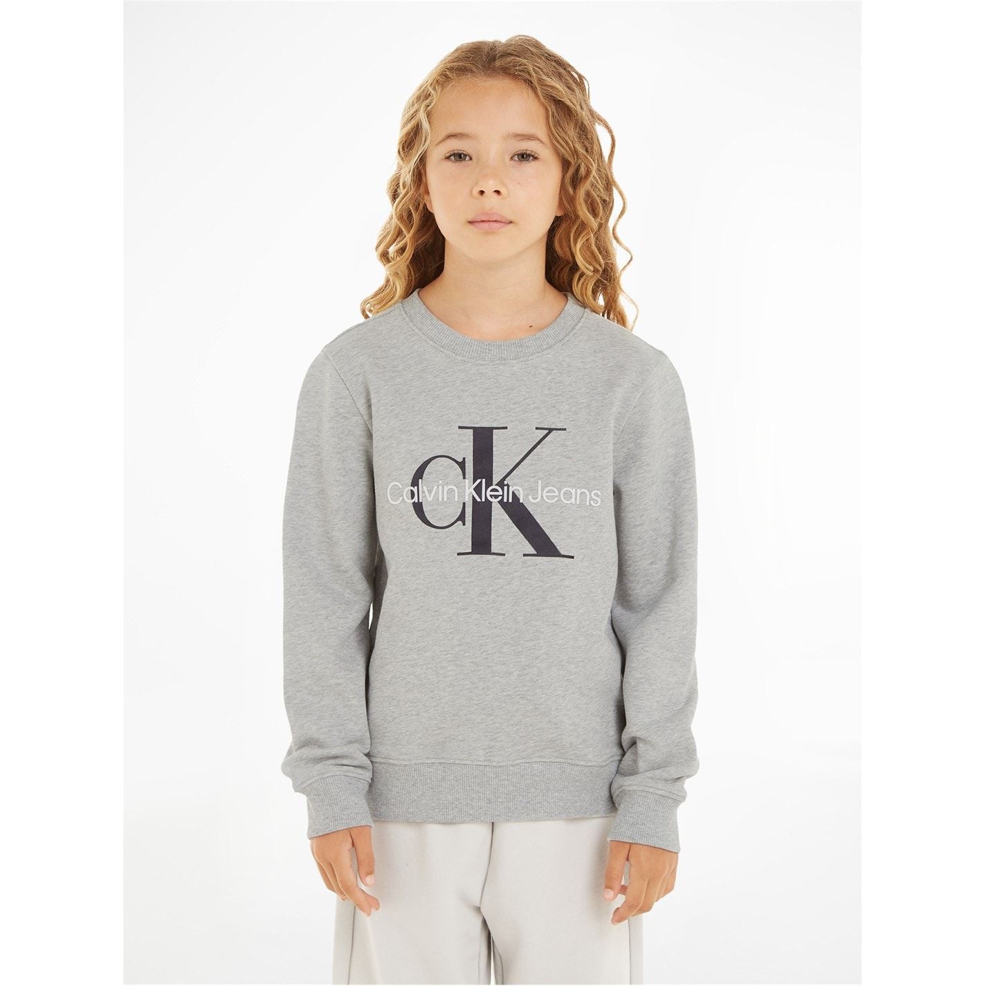 CLEVIN KLEIN Fit Terry Logo Sweatshirt