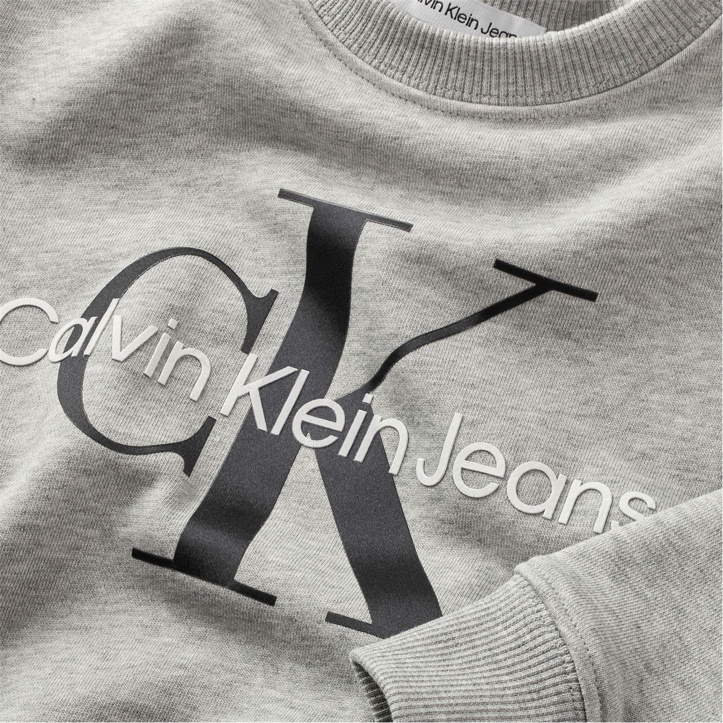 CLEVIN KLEIN Fit Terry Logo Sweatshirt