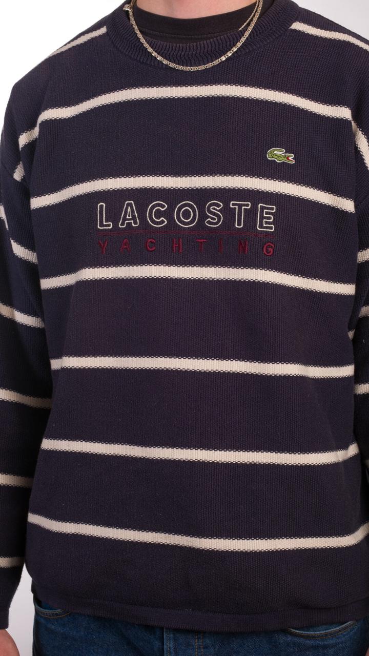 Lacoste vintage knitted sweatshirt